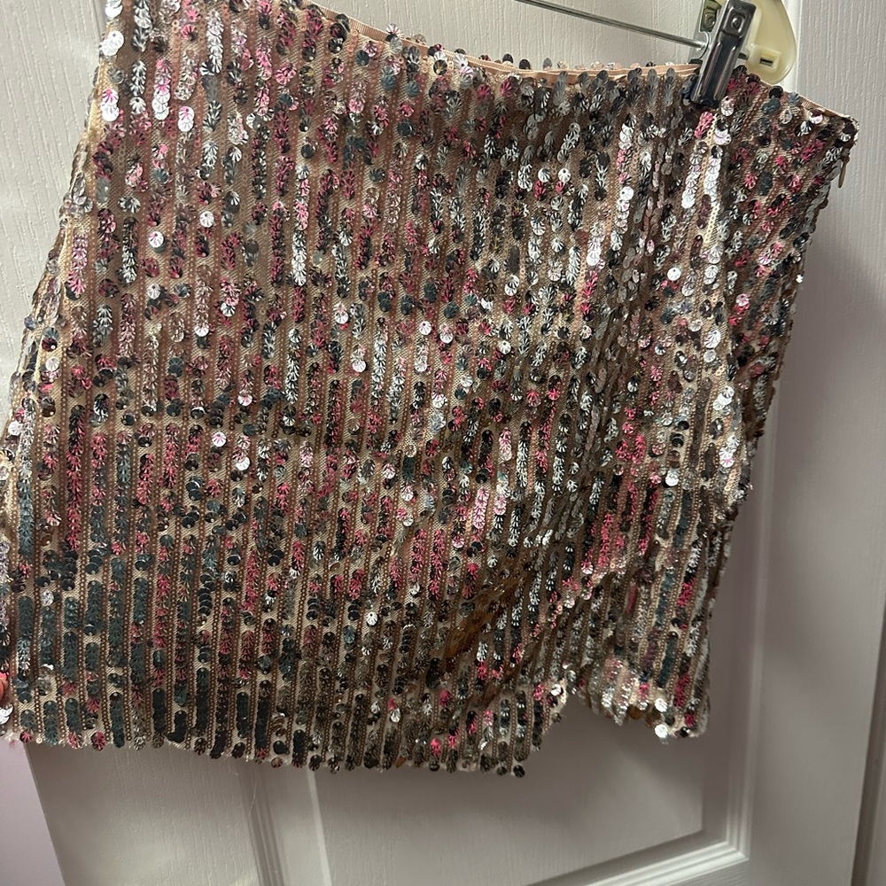 Free People Sequin Skirt